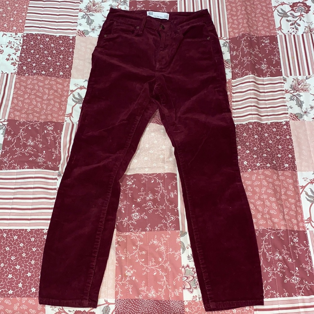 Burgundy Corduroy jeans